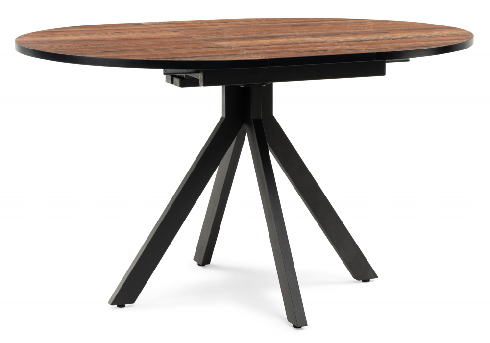 Обеденная группа Woodville Ирта дерево, желтый, черный глянец