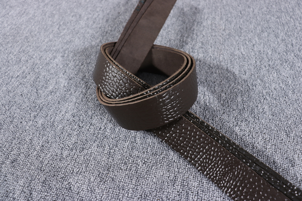 Ременная заготовка Шоколад с лицевой отделкой + плита Шаргень длина 140см