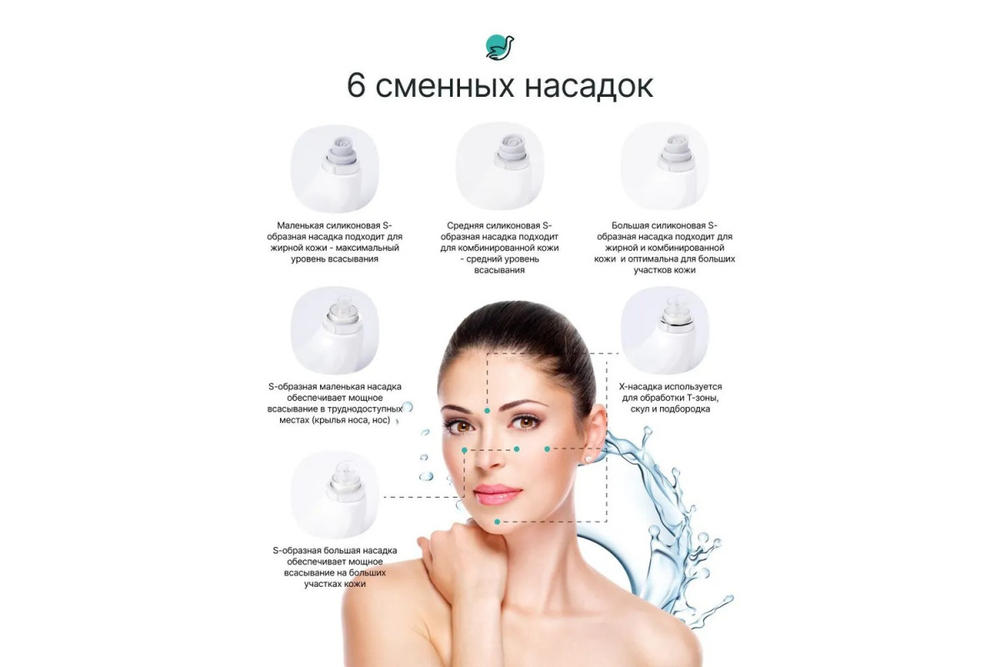 Вакуумный очиститель пор с аквапилингом CleverCare