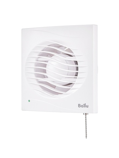 Вентилятор вытяжной Ballu BAF-AR 100 VP с обратным клапаном и тяговым выключателем