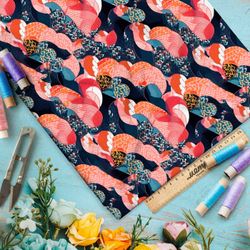 Ткань Ниагара Софт призрачные завитки