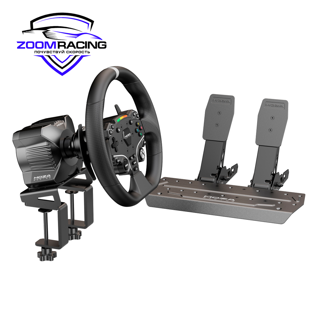 MOZA Racing R3 Bundle для Xbox: руль, база и педали для симрейсинга