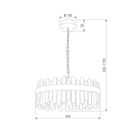 Подвесной светодиодный светильник Bogates Sparkle 417/1