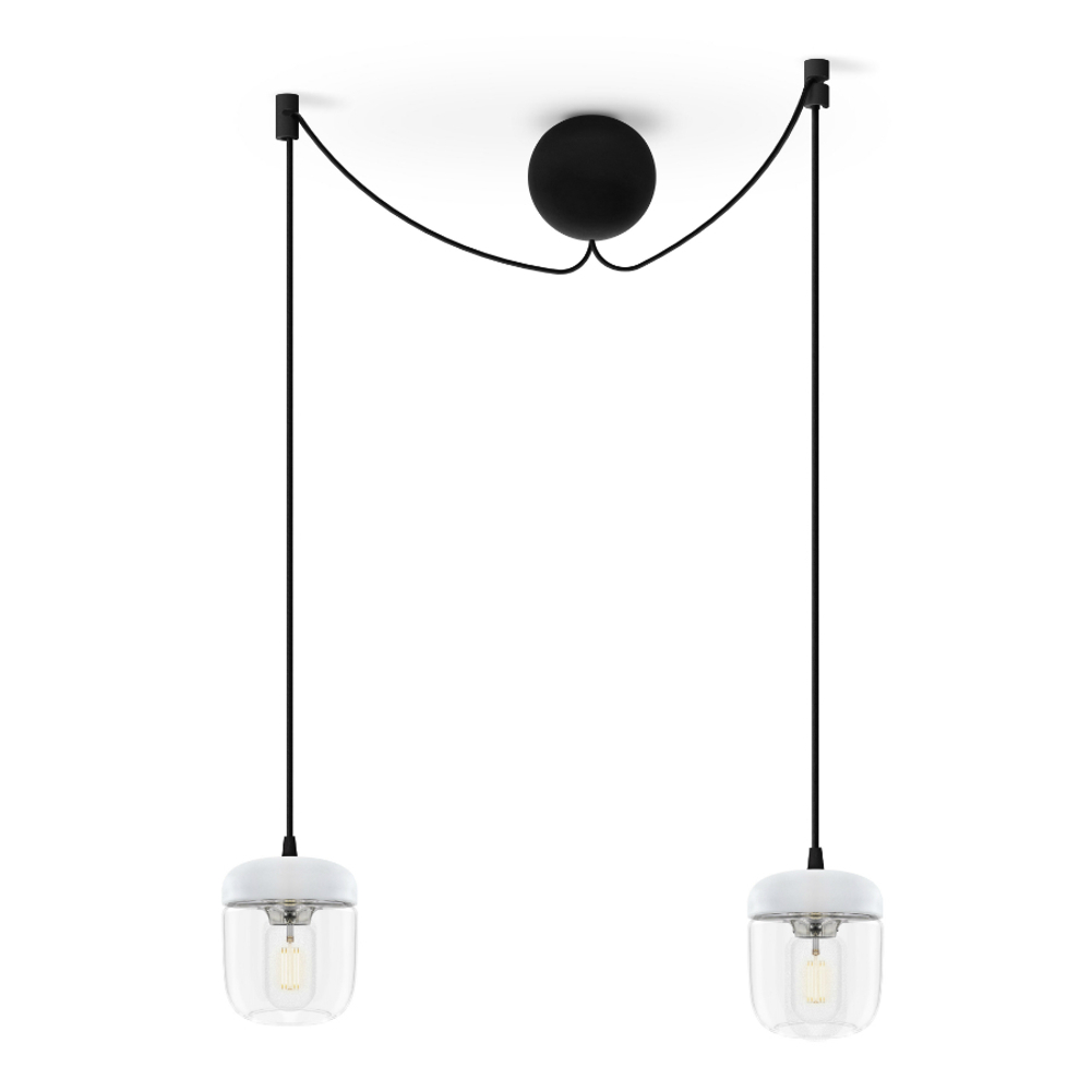 Плафон acorn white steel