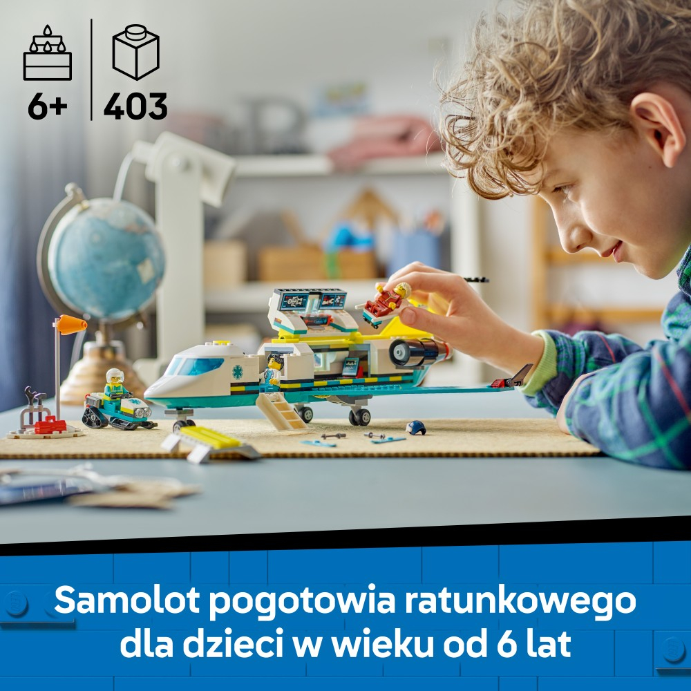 LEGO City - Самолет скорой помощи 60465