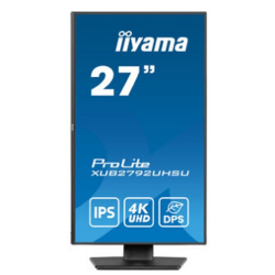 Монитор LCD IIYAMA 27" XUB2792UHSU-B6 (IPS 3840x2160 60hz 4ms 1300:1 350cd 178/178 DVI HDMI DisplayPort USB-C HAS Pivot)