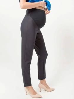 Брюки укороченные 7/8 для беременных 3347 т.синий