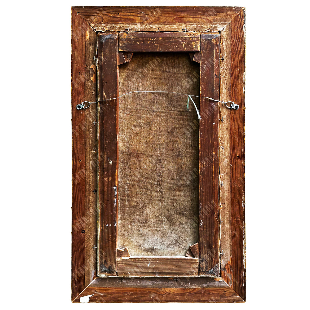 Зотов П. В. (1883–1948). «Закат в сосновом лесу». Холст, масло. Россия, 1908 г.