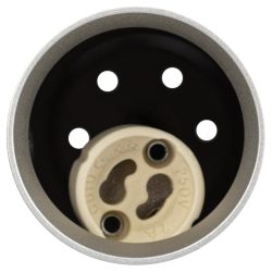 Светильник подвесной (подвес) ЭРА PL15 SL MR16 GU10 потолочный цилиндр серебро