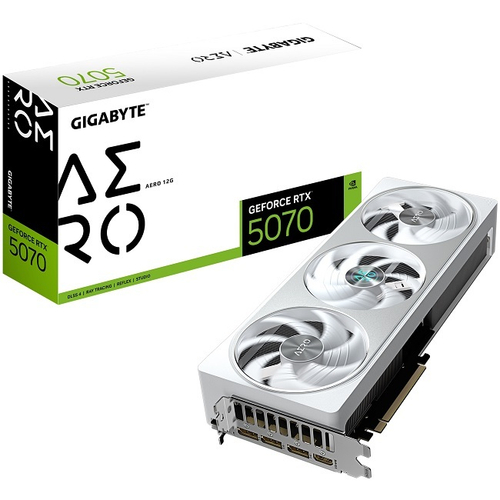 Видеокарта GIGABYTE GeForce RTX 5070 AERO 12GB (GV-N5070AERO-12GD)