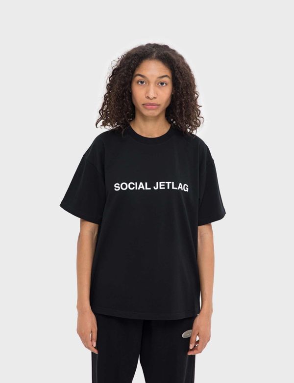 Футболка SOCIAL JETLAG SS22 Черная - фото 7