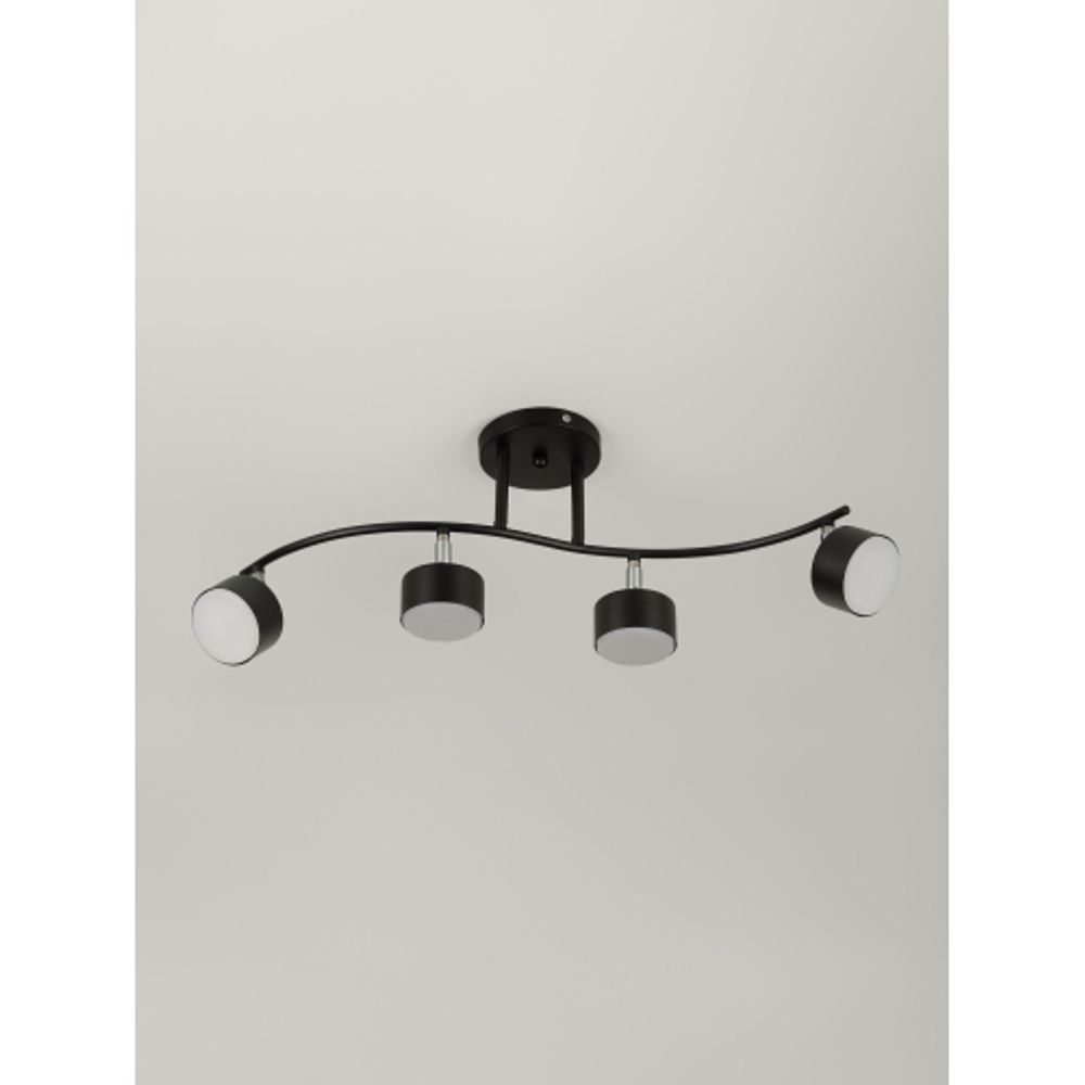 Светильник настенно-потолочный спот Rivoli   7074-704 4хGX53 15 Вт поворотный