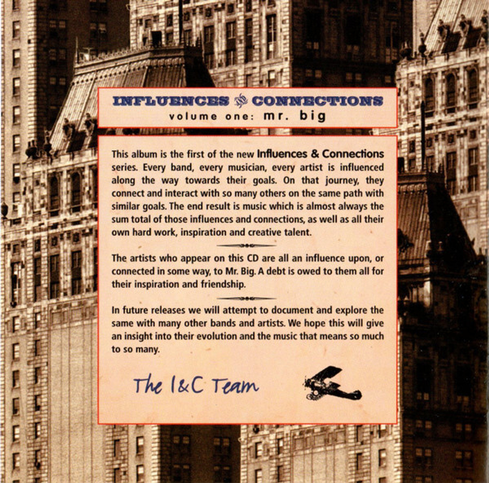 Сборник / Tribute to Mr. Big: Influences & Connections. Vol1 (RU)(CD)