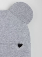 Шапка для девочки трикотажная и снуд