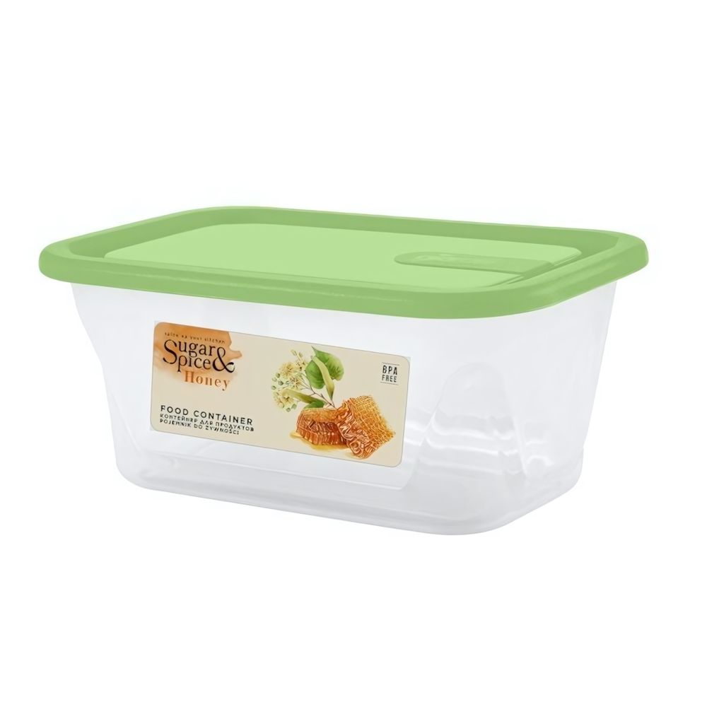 Контейнер для продуктов Sugar&amp;Spice Honey 0,2л прямоугольный фисташка