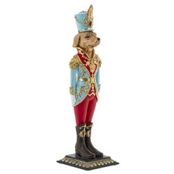 GAEM Фигурка декоративная "Солдатик-собака", L9 W9 H32 см