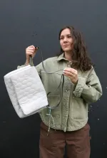 Сумка Aika Bags Почтальонка жемчуг