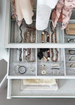 Полка стеклянная - IKEA KOMPLEMENT, 100x58 см, белый КОМПЛИМЕНТ ИКЕА