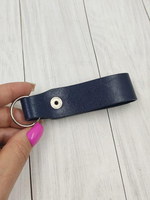 брелок на кнопке кожа