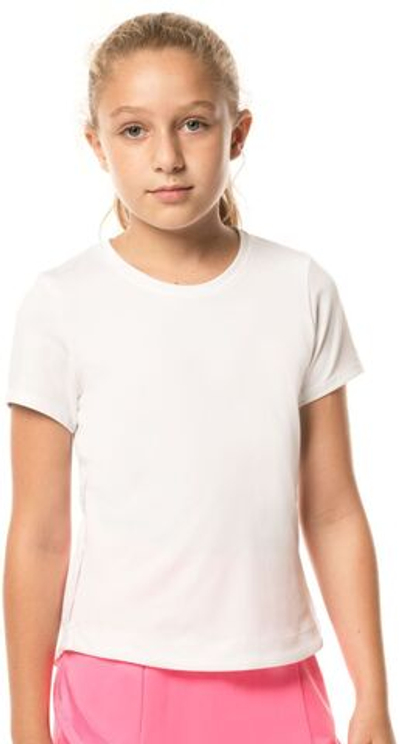 Футболка для девочки Lucky in Love Core Dynamic High-Low S/S Girls - White