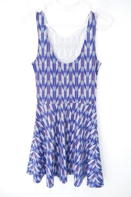 Платье Divided с интересным принтом 40 размер