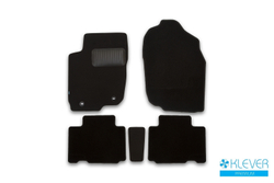 Коврики в салон для TOYOTA Rav 4, 2015-2019, кроссовер, 5 шт. (текстиль) KLEVER03489922110KH