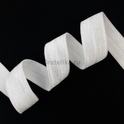 Бейка глянцевая белая 15 мм
