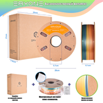 Пластик Eryone Silk Rainbow PLA 1.75mm 1kg Vibrant