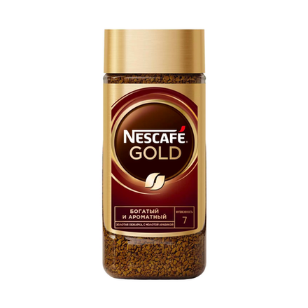 Кофе растворимый Nescafe Gold, 95 г, стеклянная банка