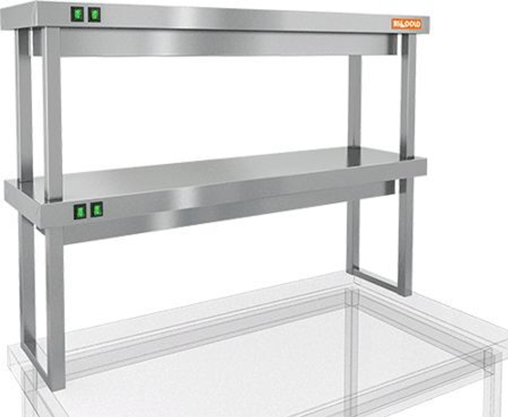 ПОЛКА ТЕПЛОВАЯ ДВУХЪЯРУСНАЯ HICOLD TP2-10/3