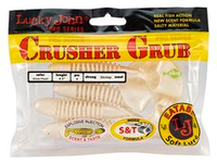 Твистеры съедобные LJ Pro Series Crusher Grub 4.5 in (114 мм), цвет 026, 4 шт