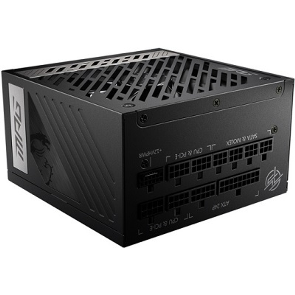 Блок питания MSI 750W MPG A750G PCIE5, модульный, 135mm, PCIe Gen 5.0, 80 PLUS Gold (306-7ZP7A11-CE0)