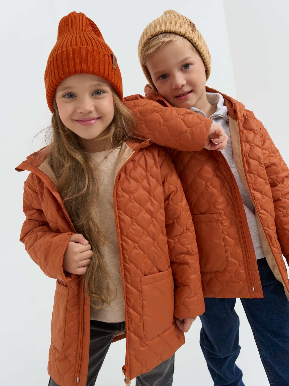 Куртка демисезонная стеганая "Карамель"