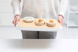 Хлебница Brabantia Nic светло-серая 128288