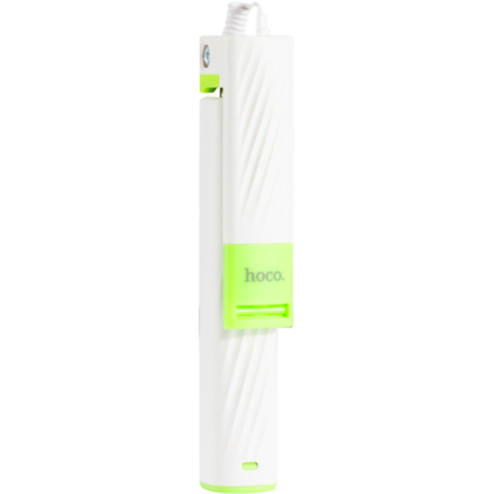 Монопод для селфи HOCO K7 Dainty mini wired selfie stick (0.64 м) White Белый
