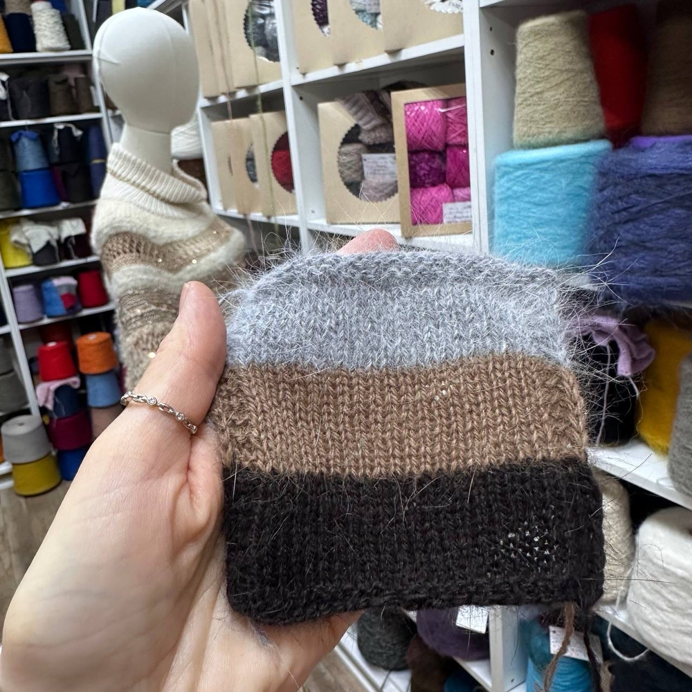 ANGORA70 - BRIGHT YARN; 70% ангора, 30% п/а; 700м/100гр; col. R56256, цвет: коричневый; S721