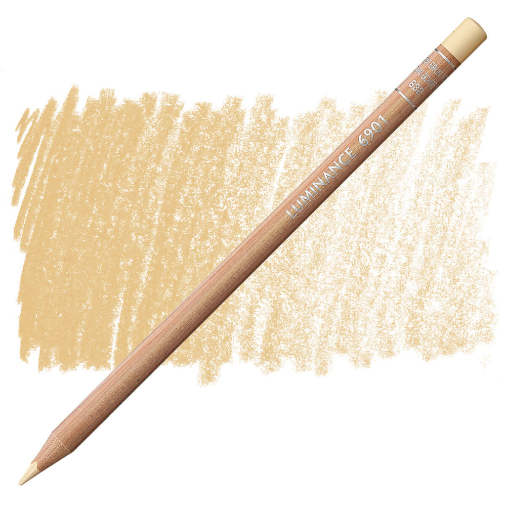 Caran d'Ache Luminance 6901. 832 Brown Ochre 10%