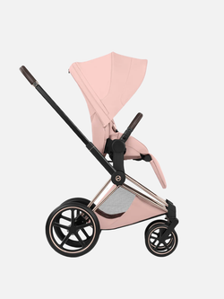 Cybex Priam 5 Style, в цвете Peach Pink (шасси Rose Gold) + автокресло Cybex Cloud T Plus