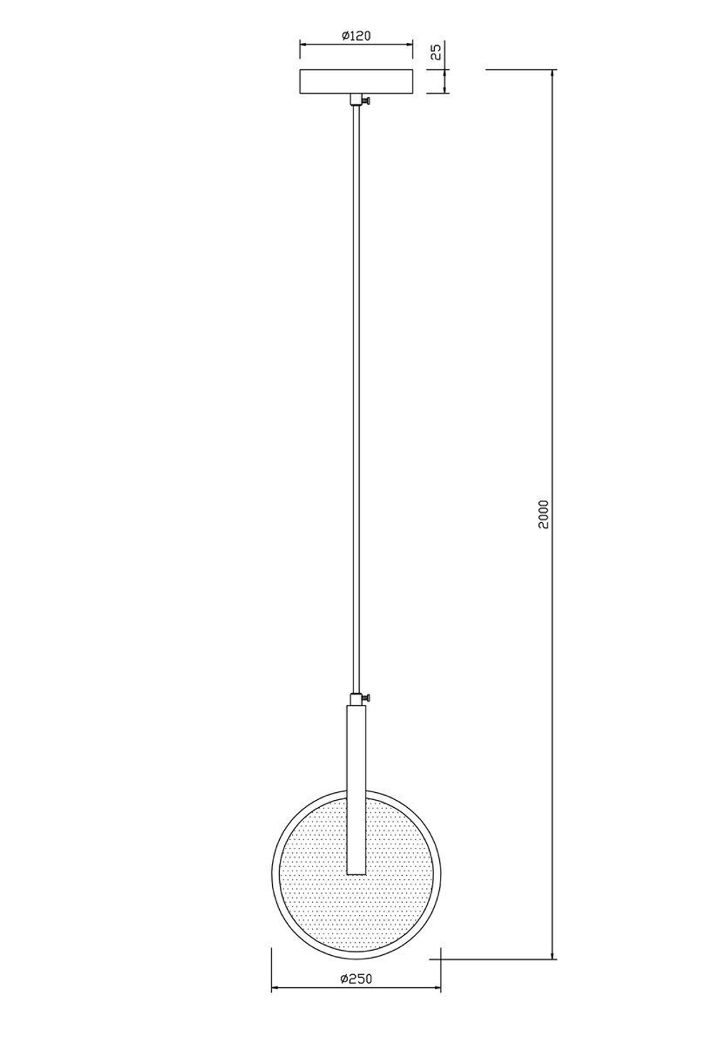 Подвесной светильник Freya FR6002PL-L15BS