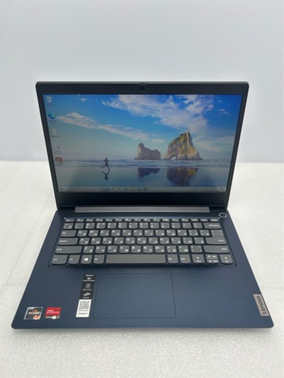 Ноутбук Lenovo IdeaPad 3-14ADA05 (81W000KQRU) 14"/AMD Athlon Silver 3050U /RAM 4GB/SSD 256GB/Radeon Graphics/1920x1080/TN/Windows 11/Подсветка кл-ры: Нет/Синий. Состояние: Уценка/царапины на матрице/B1