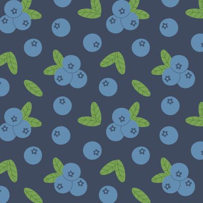 Ягоды черники на темном фоне