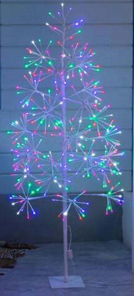 Фигура светодиодная внешняя Дерево 130см 200LED IP44, холодный белый, постоянное свечение