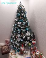 Искусственная ель «Барокко» (Литая+пвх) от 1.2 до 3 м