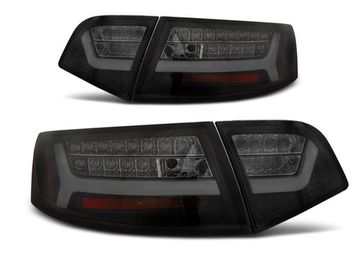 Задние фонари black smoke led bar seg для Audi A6 C6 sedan