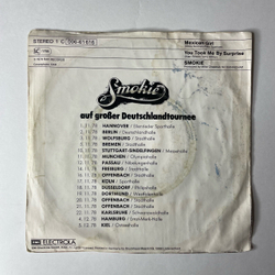 Винтажная виниловая пластинка 7 дюймов (маленькая пластинка) Смоуки Smokie Mexican Girl (Германия 1978)