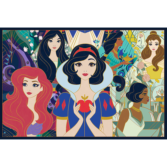 Pazl / Пазлы / Puzzles - "2x200" - Enchanting princesses / Disney Princess