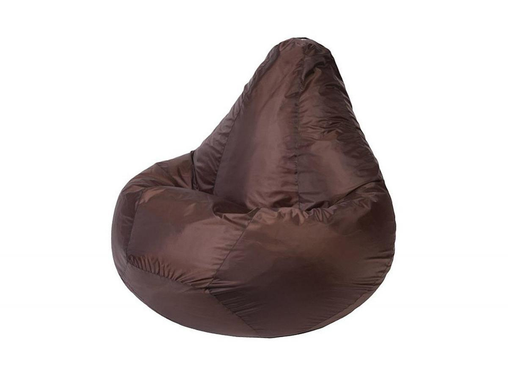 Кресло мешок груша L Оксфорд коричневое