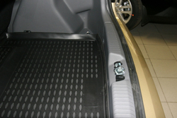 Коврик в багажник для KIA Rio III 2005-2011, хэтчбек (полиуретан) арт.NLC.25.02.B11