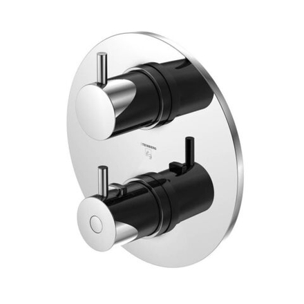 Steinberg Серия 100 Наружная часть к встраиваемому термостату, с регулировкой расхода воды, хром (Cкрытый корпус 010 4100 заказывать отдельно) 100 4102