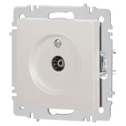 Розетка Intro Accent 6-301-06 TV одиночная, IP20, СУ, перламутр